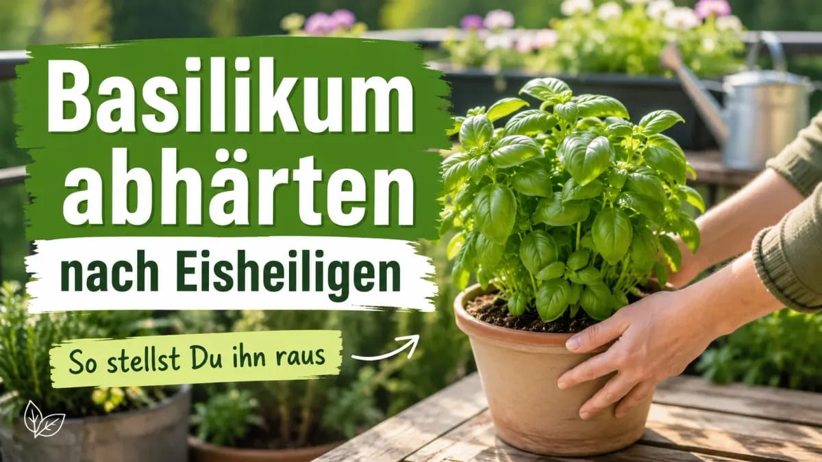 Basilikum abhärten nach Eisheiligen: So stellst Du ihn raus